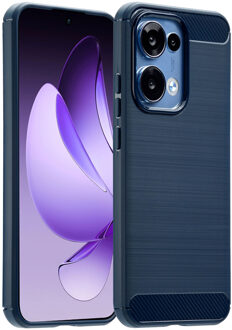 Imoshion Brushed Backcover voor de Oppo Reno 13 - Donkerblauw