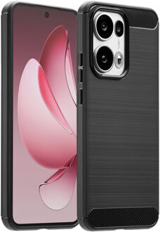 Imoshion Brushed Backcover voor de Oppo Reno 13 Pro - Zwart