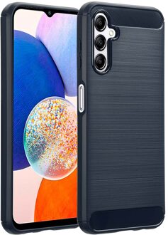Imoshion Brushed Backcover voor de Samsung Galaxy A14 (5G/4G) - Donkerblauw