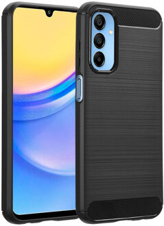 Imoshion Brushed Backcover voor de Samsung Galaxy A15 (5G/4G) - Zwart