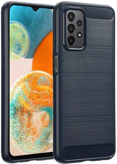 Imoshion Brushed Backcover voor de Samsung Galaxy A23 (5G) - Donkerblauw