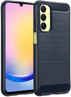 Imoshion Brushed Backcover voor de Samsung Galaxy A25 (5G) - Donkerblauw