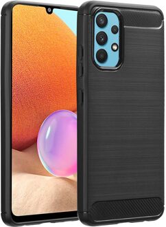 Imoshion Brushed Backcover voor de Samsung Galaxy A32 (4G) - Zwart