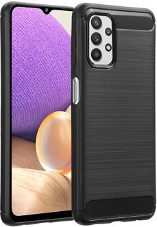 Imoshion Brushed Backcover voor de Samsung Galaxy A32 (5G) - Zwart