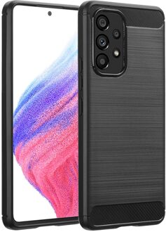 Imoshion Brushed Backcover voor de Samsung Galaxy A53 - Zwart