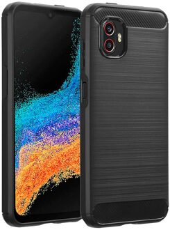 Imoshion Brushed Backcover voor de Samsung Galaxy Xcover 6 Pro - Zwart