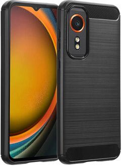 Imoshion Brushed Backcover voor de Samsung Galaxy Xcover 7 - Zwart