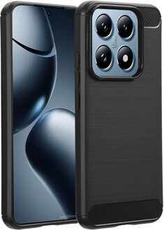 Imoshion Brushed Backcover voor de Xiaomi 14 - Zwart