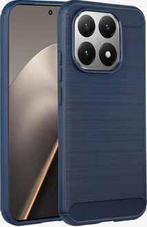 Imoshion Brushed Backcover voor de Xiaomi 15T - Donkerblauw