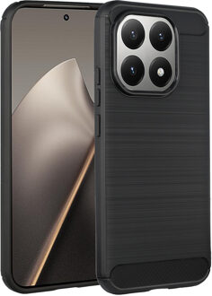 Imoshion Brushed Backcover voor de Xiaomi 15T - Zwart