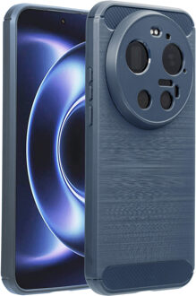 Imoshion Brushed Backcover voor de Xiaomi 17 Ultra - Donkerblauw