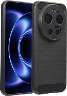 Imoshion Brushed Backcover voor de Xiaomi 17 Ultra - Zwart