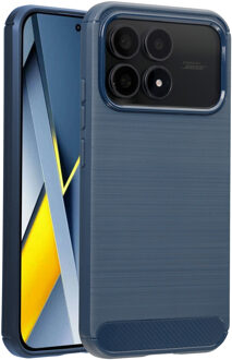 Imoshion Brushed Backcover voor de Xiaomi Poco F8 Pro - Donkerblauw