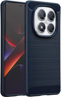 Imoshion Brushed Backcover voor de Xiaomi Poco X7 - Donkerblauw