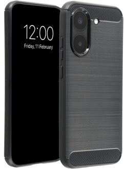 Imoshion Brushed Backcover voor de Xiaomi Poco X8 Pro - Zwart