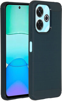 Imoshion Brushed Backcover voor de Xiaomi Redmi 13 4G - Donkerblauw