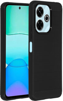 Imoshion Brushed Backcover voor de Xiaomi Redmi 13 4G - Zwart