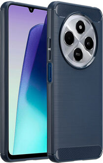 Imoshion Brushed Backcover voor de Xiaomi Redmi 14C - Donkerblauw