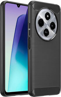 Imoshion Brushed Backcover voor de Xiaomi Redmi 14C - Zwart