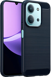 Imoshion Brushed Backcover voor de Xiaomi Redmi 15C (5G) - Donkerblauw