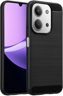 Imoshion Brushed Backcover voor de Xiaomi Redmi 15C (5G) - Zwart