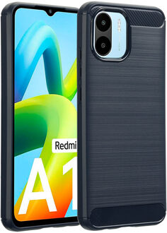 Imoshion Brushed Backcover voor de Xiaomi Redmi A1 / A2 - Donkerblauw