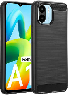 Imoshion Brushed Backcover voor de Xiaomi Redmi A1 / A2 - Zwart