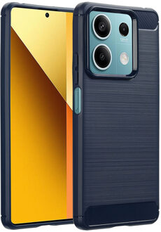 Imoshion Brushed Backcover voor de Xiaomi Redmi Note 13 (5G) - Donkerblauw