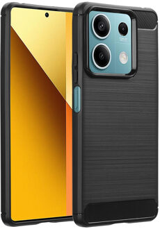 Imoshion Brushed Backcover voor de Xiaomi Redmi Note 13 (5G) - Zwart