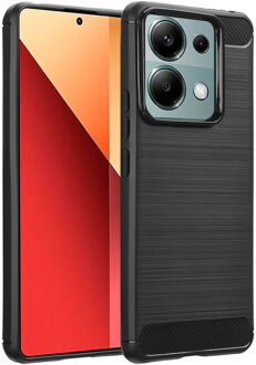 Imoshion Brushed Backcover voor de Xiaomi Redmi Note 13 Pro (5G) / Poco X6 - Zwart