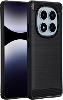 Imoshion Brushed Backcover voor de Xiaomi Redmi Note 14 Pro (4G) - Zwart