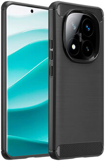 Imoshion Brushed Backcover voor de Xiaomi Redmi Note 14 Pro (5G) - Zwart