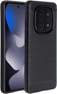 Imoshion Brushed Backcover voor de Xiaomi Redmi Note 15 (4G) - Zwart