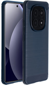 Imoshion Brushed Backcover voor de Xiaomi Redmi Note 15 Pro (5G) - Donkerblauw