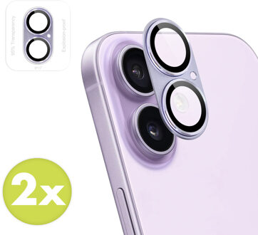 Imoshion Camera Protector Glas 2 Pack voor de Apple iPhone 17 - Lavendel Lila