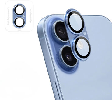 Imoshion Camera Protector Glas 2 Pack voor de Apple iPhone 17 - Mist Blue Blauw