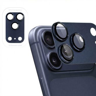 Imoshion Camera Protector Glas 2 Pack voor de Apple iPhone 17 Pro Max - Deep Blue Blauw