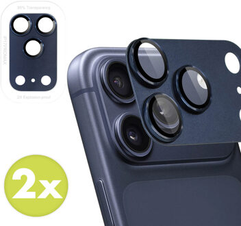 Imoshion Camera Protector Glas 2 Pack voor de Apple iPhone 17 Pro Max - Deep Blue Blauw