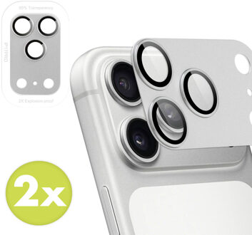 Imoshion Camera Protector Glas 2 Pack voor de Apple iPhone 17 Pro - Silver Zilver