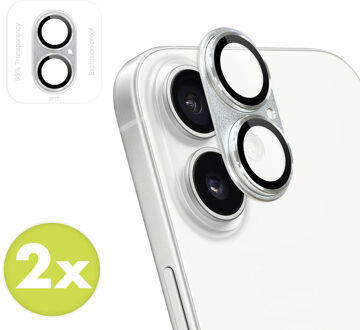 Imoshion Camera Protector Glas 2 Pack voor de Apple iPhone 17 - Silver Zilver