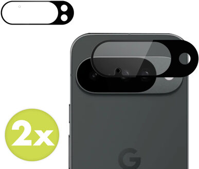 Imoshion Camera Protector Glas 2 Pack voor de Google Pixel 9 Pro - Zwart