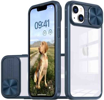 Imoshion Camslider Backcover voor de Apple iPhone 13 - Donkerblauw
