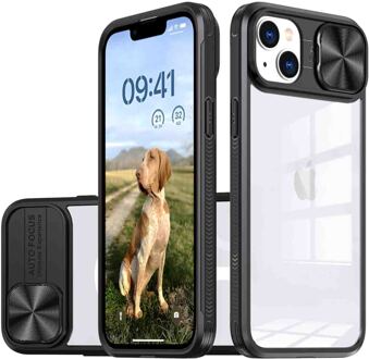 Imoshion Camslider Backcover voor de Apple iPhone 14 - Zwart