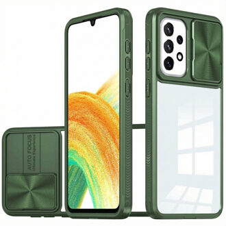 Imoshion Camslider Backcover voor de Samsung Galaxy A23 (5G) - Donkergroen