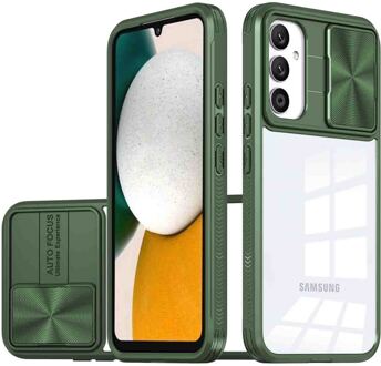 Imoshion Camslider Backcover voor de Samsung Galaxy A34 (5G) - Donkergroen
