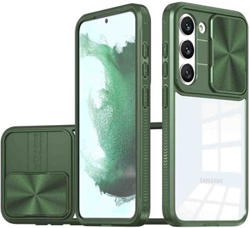 Imoshion Camslider Backcover voor de Samsung Galaxy S23 - Donkergroen