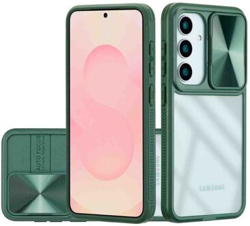 Imoshion Camslider Backcover voor de Samsung Galaxy S25 - Donkergroen
