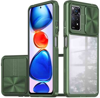 Imoshion Camslider Backcover voor de Xiaomi Redmi Note 11 Pro - Donkergroen