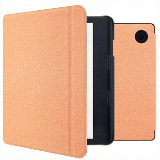 Imoshion Canvas Sleepcover Bookcase met stand voor de Kobo Sage / Tolino Epos 3 - Peach Oranje - 8