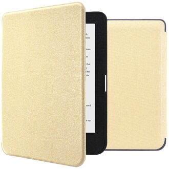 Imoshion Canvas Sleepcover Bookcase voor de Kobo Clara HD - Glitter Goud - 6